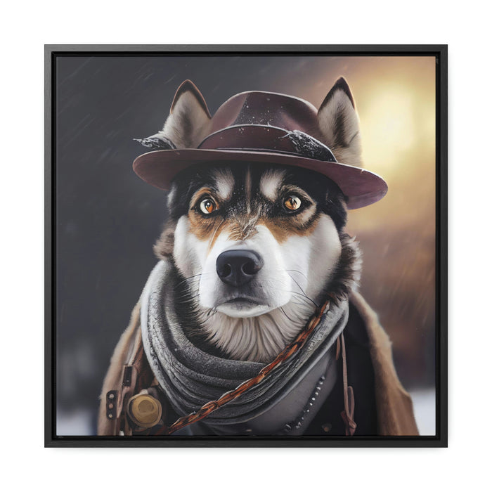 "Paw-some Canvas Art"  -   *Get the job done*   -   Gallery Canvas Wraps, Square Frame  -  #DS0094