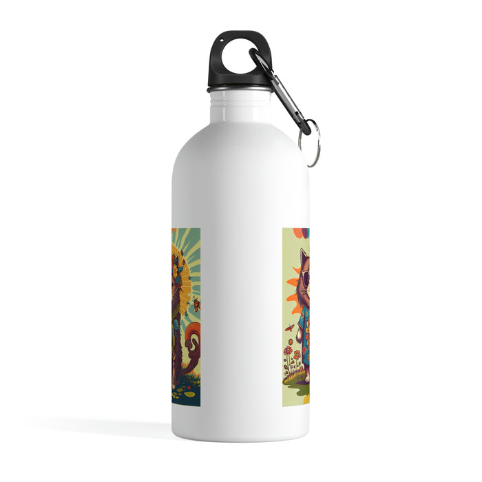 "Paw-some hydration"   -   Stainless Steel Water Bottle  -  #DS0491 #DS0495