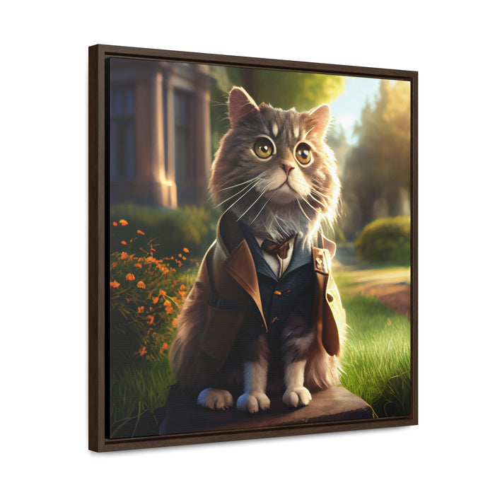 "Paw-some Canvas Art"  -   *Get the job done*   -   Gallery Canvas Wraps, Square Frame  -  #DS0373