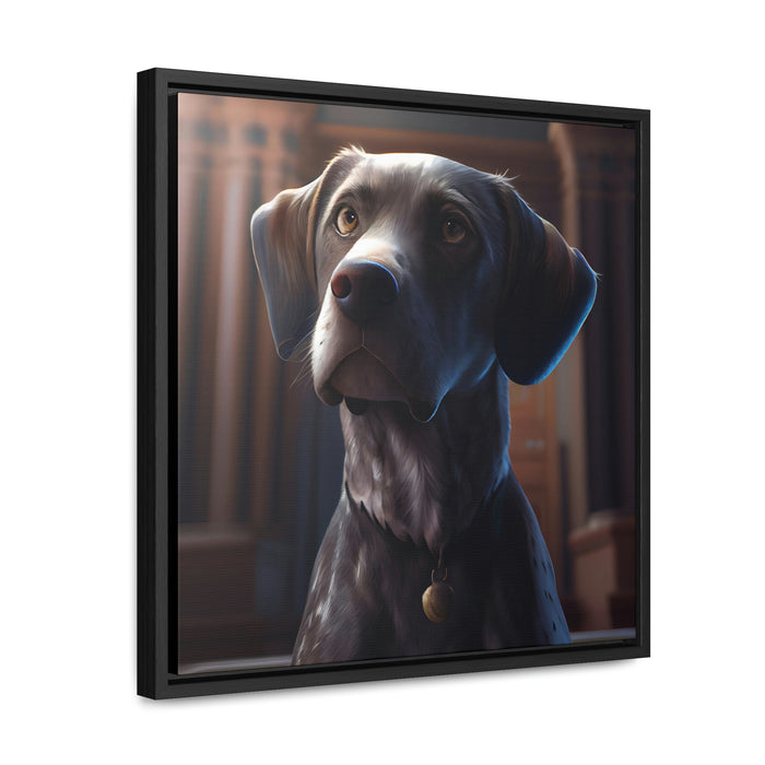 "Paws and Claws"   -   Gallery Canvas Wraps, Square Frame   -   #DS0247