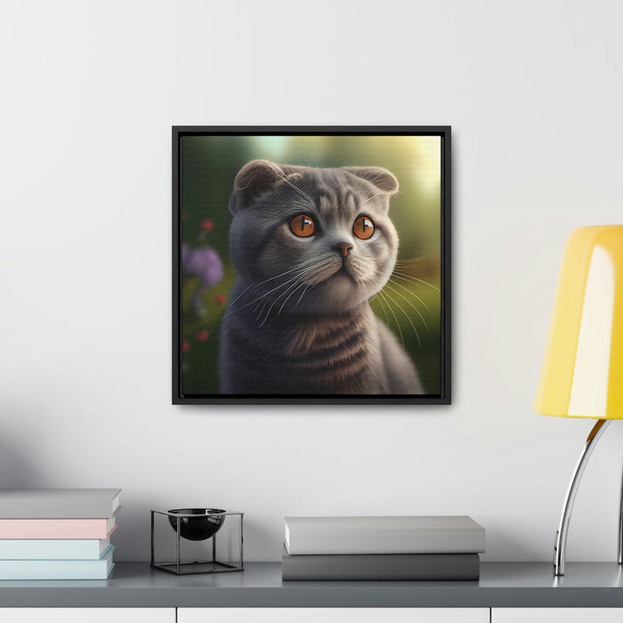 "Paws and Claws"   -   Gallery Canvas Wraps, Square Frame   -   #DS0335