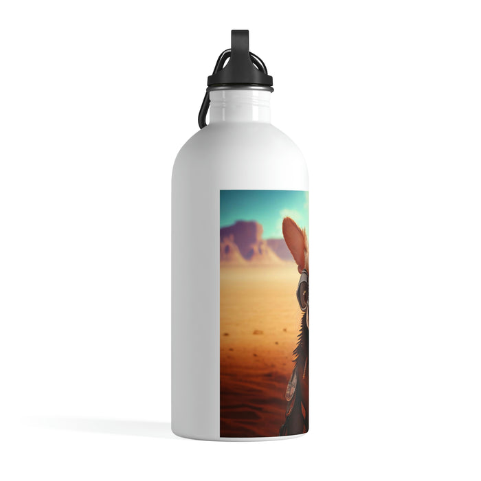 "Paw-some hydration"   -   Stainless Steel Water Bottle  -  #DS0427
