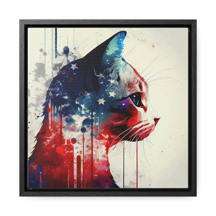 "Paw-some Canvas Art"  -   Abstract   -   Gallery Canvas Wraps, Square Frame  -  #DS0347
