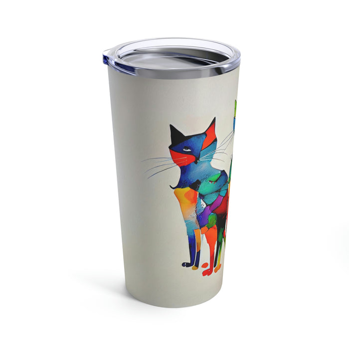 "Cat-titude in a Cup"   -   Tumbler 20oz   -   #DS0540
