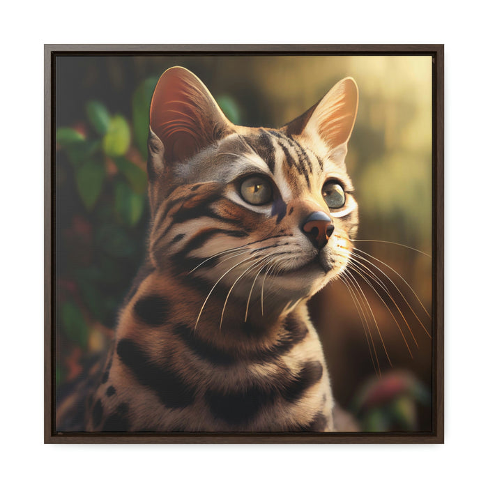 "Paws and Claws"   -   Gallery Canvas Wraps, Square Frame   -   #DS0194