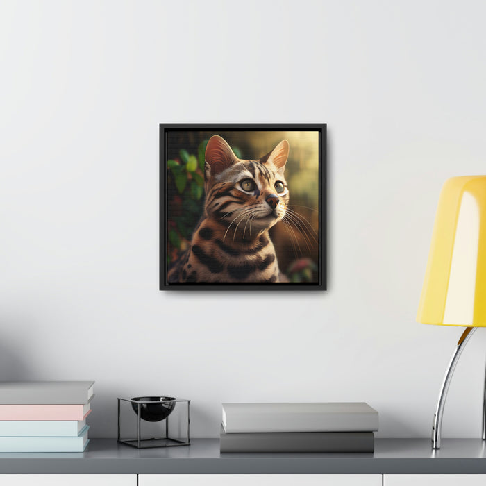 "Paws and Claws"   -   Gallery Canvas Wraps, Square Frame   -   #DS0194