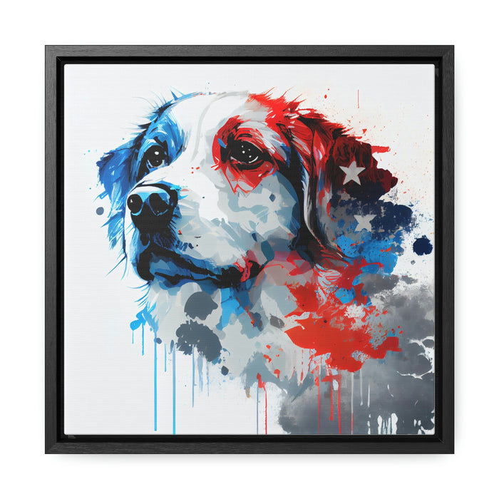 "Paw-some Canvas Art"  -   Abstract   -   Gallery Canvas Wraps, Square Frame  -  #DS0351