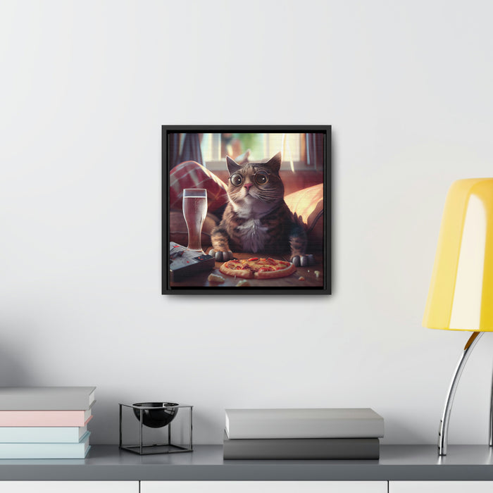 "Funny furry friends"   -  Gallery Canvas Wraps, Square Frame  -  #DS0270