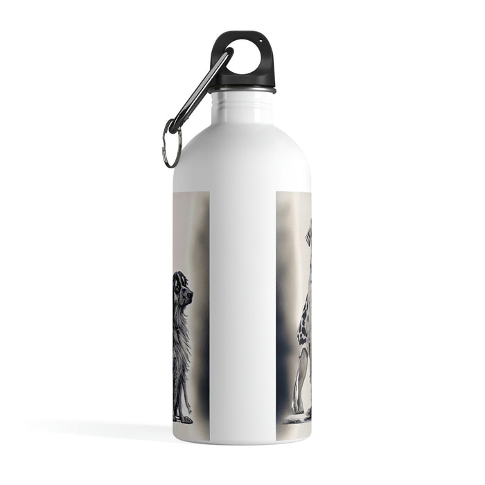 "Paw-some hydration"   -   Stainless Steel Water Bottle  -  #DS0548
