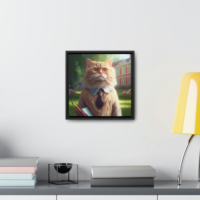 "Paw-some Canvas Art"  -   *Get the job done*   -   Gallery Canvas Wraps, Square Frame  -  #DS0395