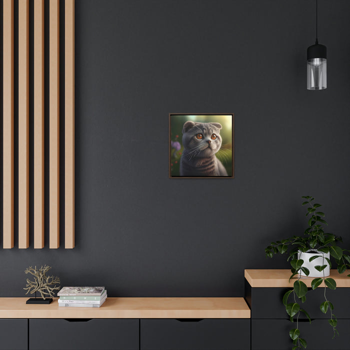 "Paws and Claws"   -   Gallery Canvas Wraps, Square Frame   -   #DS0335