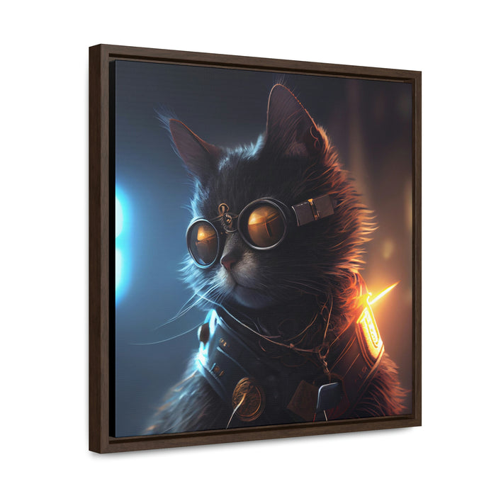 "Funny furry friends"   -  Gallery Canvas Wraps, Square Frame  -  #DS0220