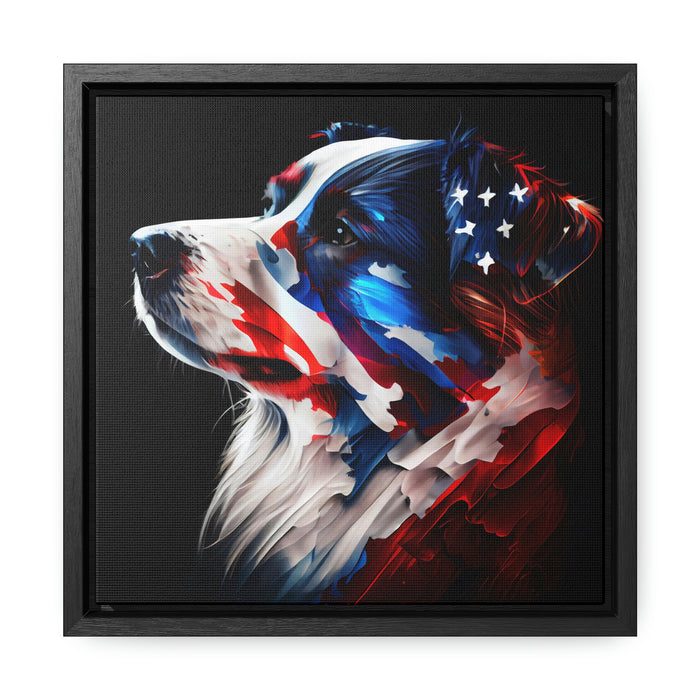 "Paw-some Canvas Art"  -   Abstract   -   Gallery Canvas Wraps, Square Frame  -  #DS0360