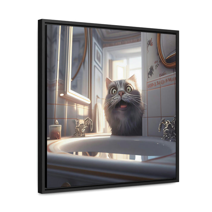 "Funny furry friends"   -  Gallery Canvas Wraps, Square Frame  -  #DS0227