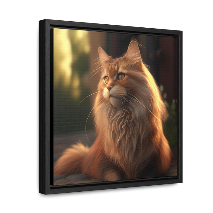 "Paws and Claws"   -   Gallery Canvas Wraps, Square Frame   -   #DS0258