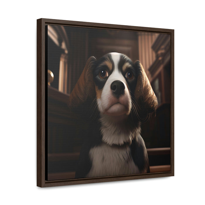 "Paws and Claws"   -   Gallery Canvas Wraps, Square Frame   -   #DS0243