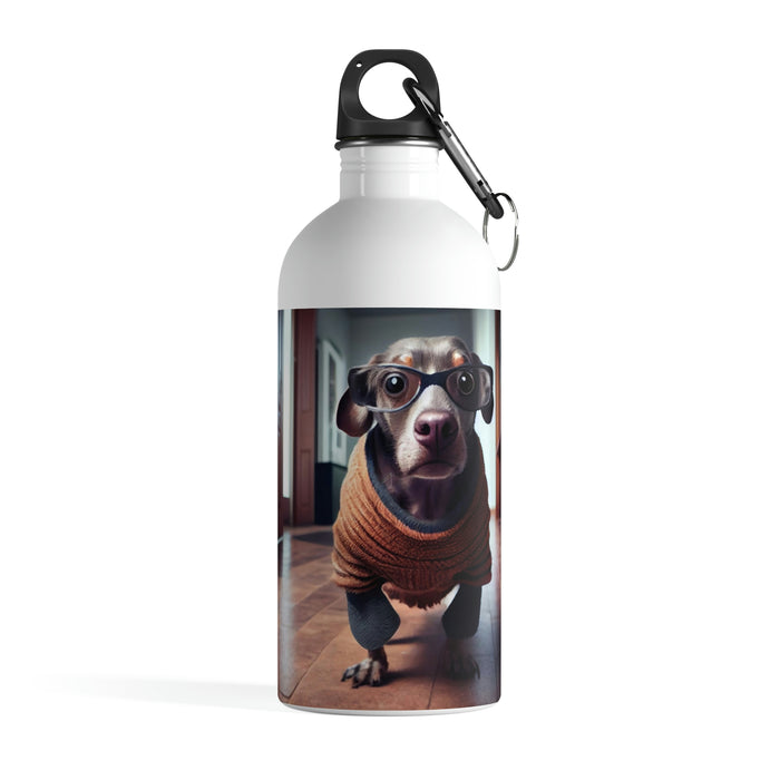 "Paw-some hydration"   -   Stainless Steel Water Bottle  -  #DS0520