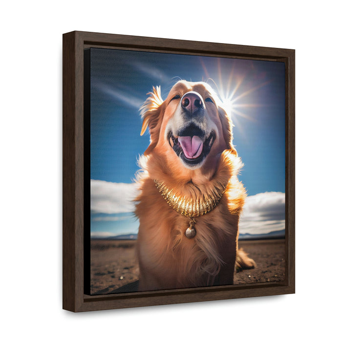 "Funny furry friends"   -  Gallery Canvas Wraps, Square Frame  -  #DS0613