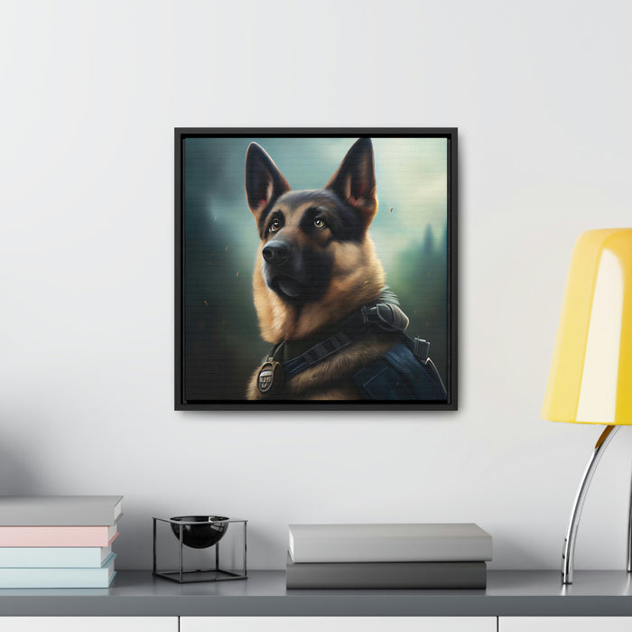"Paw-some Canvas Art"  -   *Get the job done*   -   Gallery Canvas Wraps, Square Frame  -  #DS0076