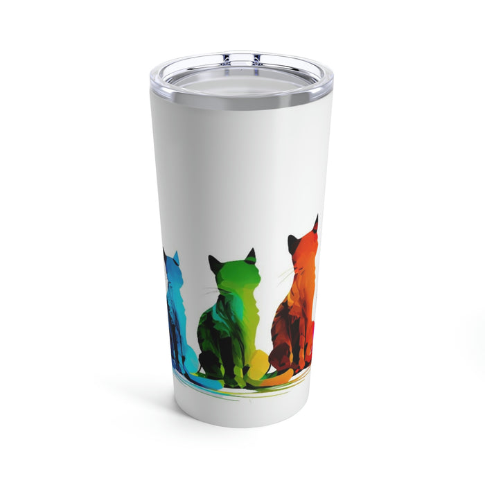 "Cat-titude in a Cup"   -  Tumbler 20oz   -   #DS0000