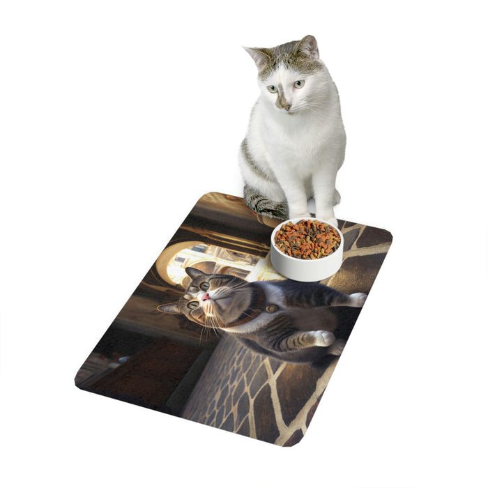 "Mealtime Madness"   -   Pet Food Mat (12x18)   -   #DS0530