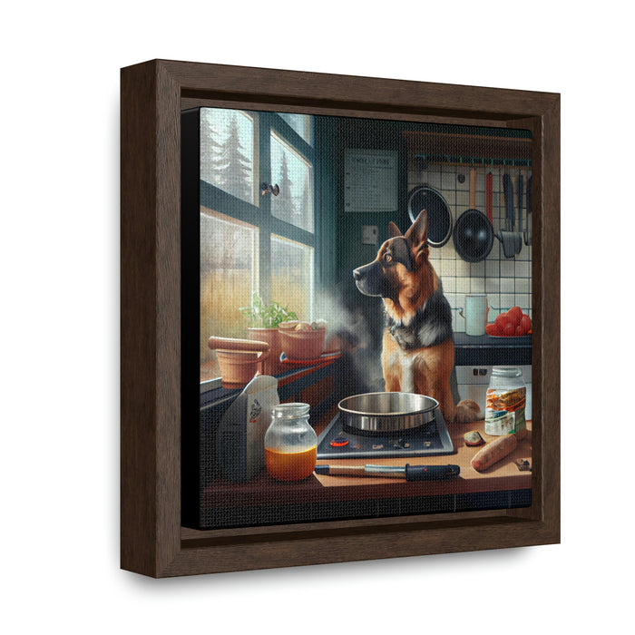 "Funny furry friends"   -  Gallery Canvas Wraps, Square Frame  -  #DS0132