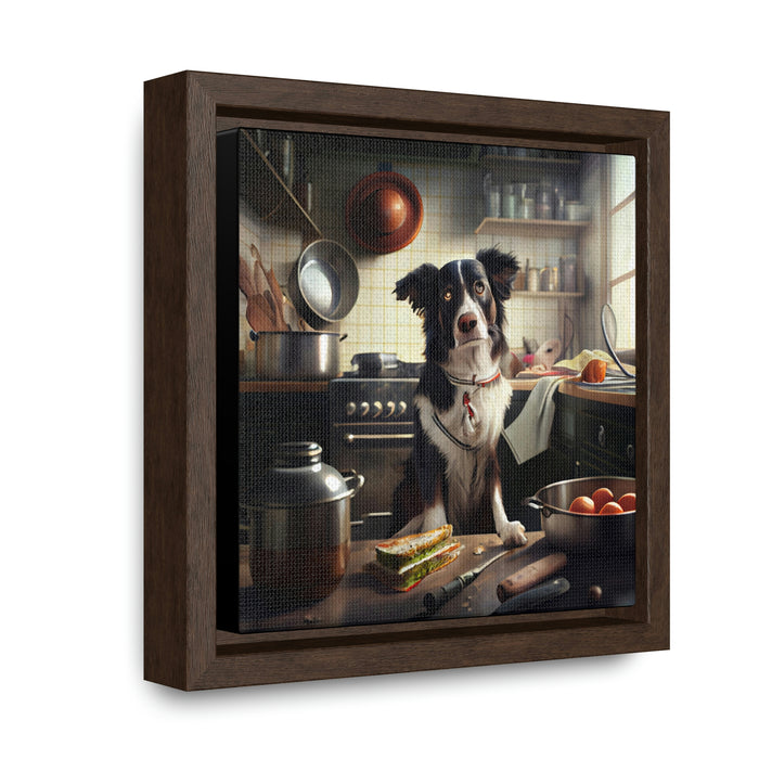 "Funny furry friends"   -  Gallery Canvas Wraps, Square Frame  -  #DS0133