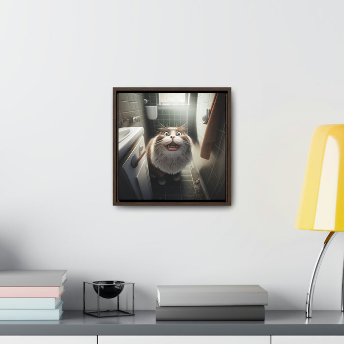 "Furry funny friends"   -  Gallery Canvas Wraps, Square Frame  -  #DS0218