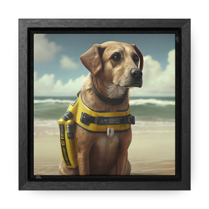"Paw-some Canvas Art"  -   *Get the job done*   -   Gallery Canvas Wraps, Square Frame  -  #DS0130
