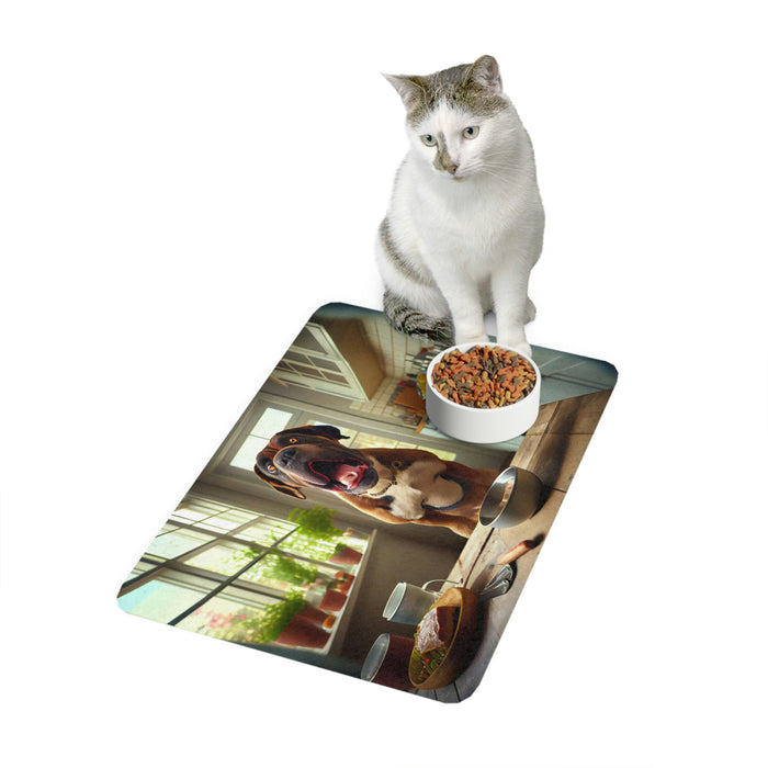 Copy of  "Mealtime Madness"   -   Pet Food Mat (12x18)   -   #DS0507