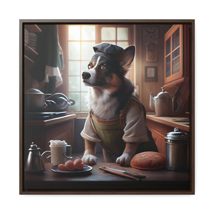 "Paw-some Canvas Art"  -   *Get the job done*   -   Gallery Canvas Wraps, Square Frame  -  #DS0253