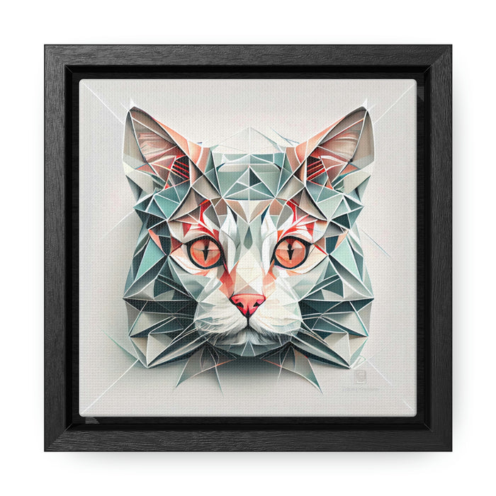 "Paw-some Canvas Art"  -   Abstract   -   Gallery Canvas Wraps, Square Frame  -  #DS0365