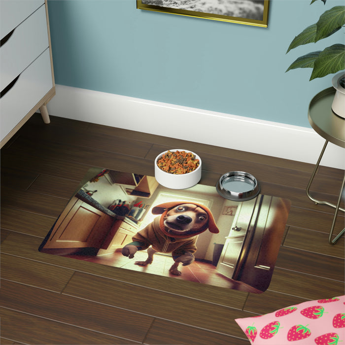 "Mealtime Madness"   -   Pet Food Mat (12x18)   -   #DS0522