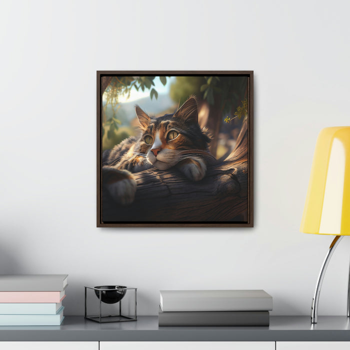 "Paws and Claws"   -   Gallery Canvas Wraps, Square Frame   -   #DS0297