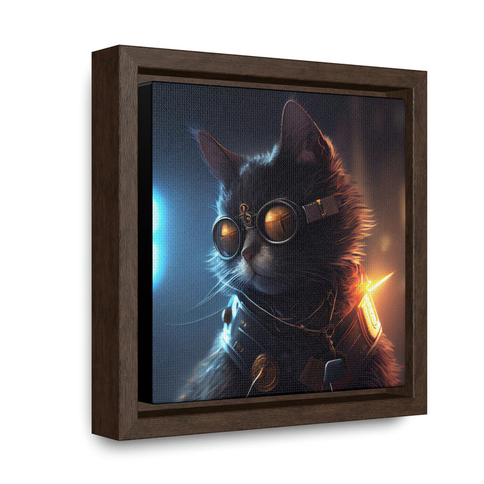 "Funny furry friends"   -  Gallery Canvas Wraps, Square Frame  -  #DS0220
