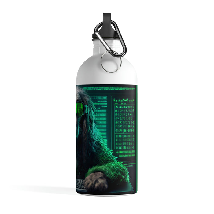 "Paw-some hydration"   -   Stainless Steel Water Bottle  -  #DS0437