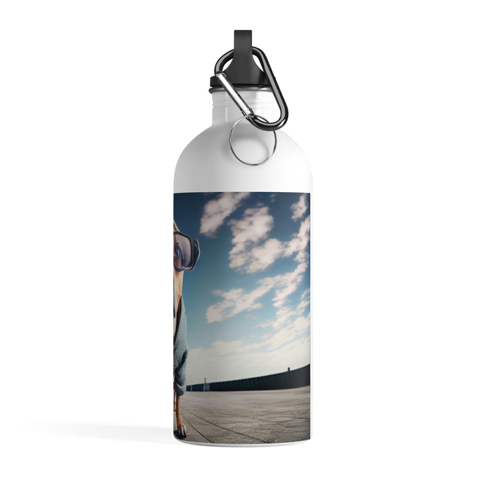 "Paw-some hydration"   -   Stainless Steel Water Bottle  -  #DS0523